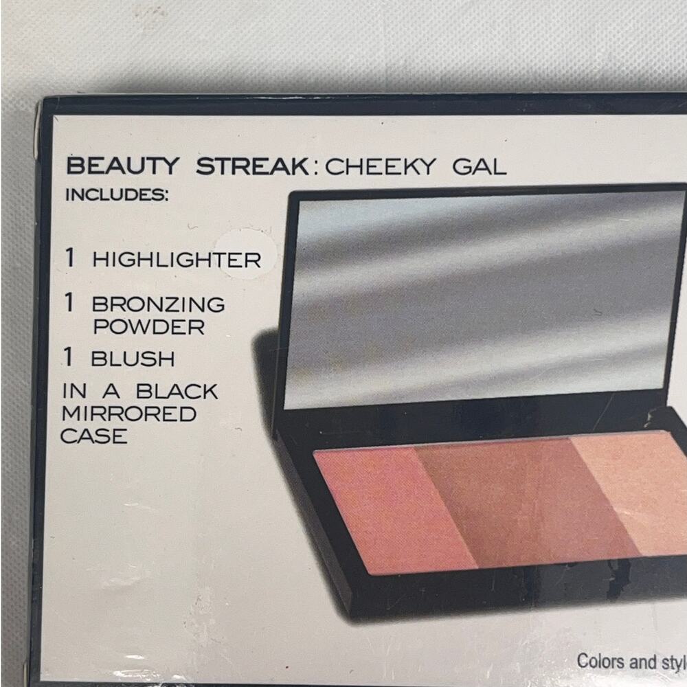 ME Makeover Essentials Beauty Streak Cheeky Gal Blush Bronzer Highlighter New - Picture 4 of 8